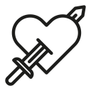 Bleeding,Sword,Heart,Art and design,Valentines day